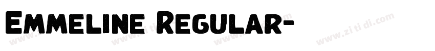Emmeline Regular字体转换